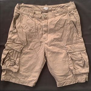 Pair of H&M Divided Brown Cargo Shorts